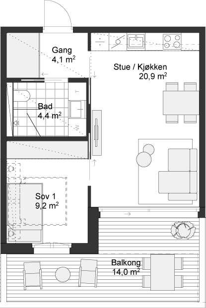 Plantegning 1
